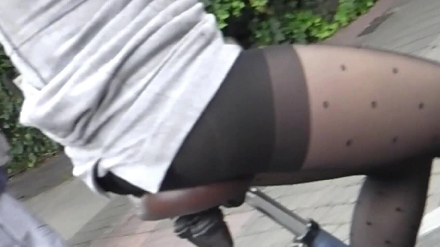 Skirt rides up compilation
