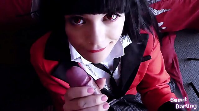 Sex Slave Yumeko Cosplays and Gets Creampied Doggystyle