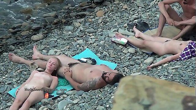 European Nudists Get Kinky in Group Voyeur Compilation