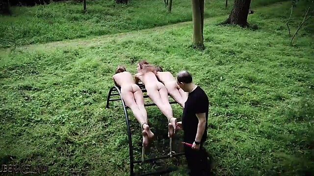 Rough Teen Slaves Humiliated in Fetish BDSM Punishment