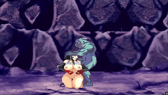 Tifa gets wrecked by orc gang with creampie - Extreme Hentai Game Parody Ep.1