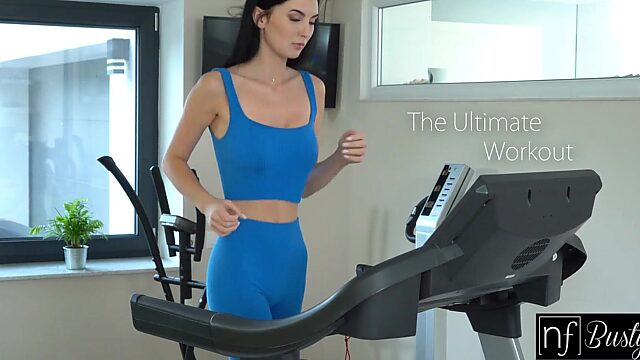 Intense Sex Session on Treadmill with Busty Kitty Simon