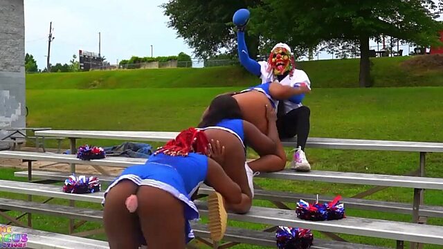 Draft Day Dicking: Star QB Scores With 3 Horny Cheerleaders