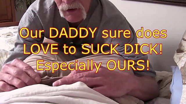Daddy's Naughty Oral Skills on Full Display