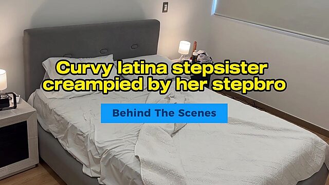 Curvy Latina Step-Sis Gets Filled Up by Step-Bro