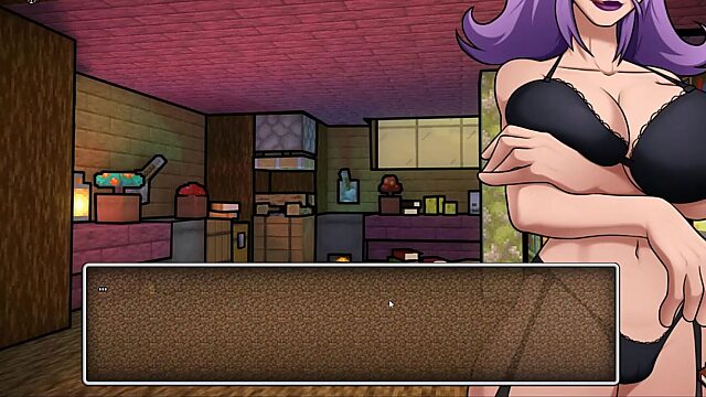 Enderman Babes in Purple Thongs: Horny Minecraft Parody Porn