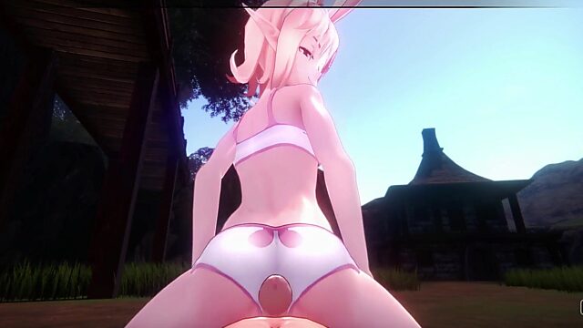 Shuri's Naughty Bunny Antics in Uncensored 4K 60FPS Hentai Game