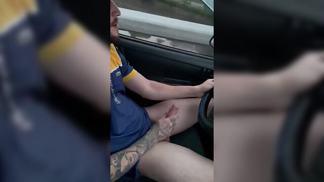 Driving dirty: Jerking off in the car