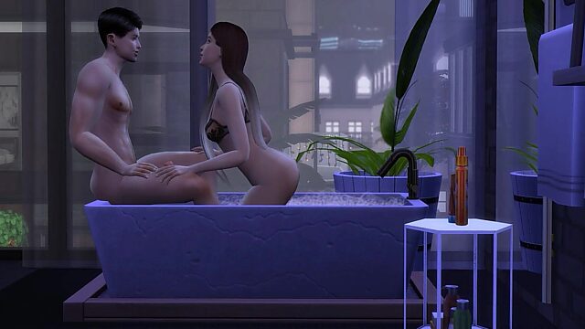 Steamy Bathtub Bangin' in Simlish: Dzire S2 E2's Wild 3D Hentai Scene