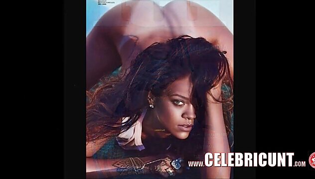 Rihanna's Ebony Small Tits Exposed and Raunchy