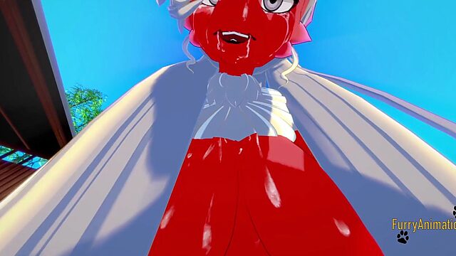 Furry 3D Hentai: Blaziken Sucks and Gets Fucked by Mewtwo POV