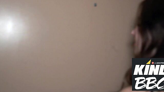 Banging My Step-Dad's Buddy - Alana Rose & Louie Smalls in KingBBC Action