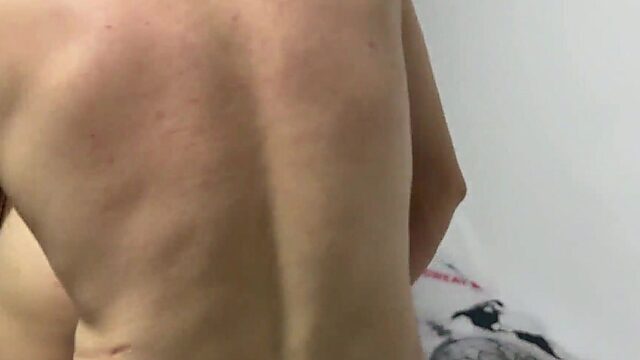 My Stepmom's Slutty Friend Catches Me Jerking Off and Wants a Fuck for Her Silence