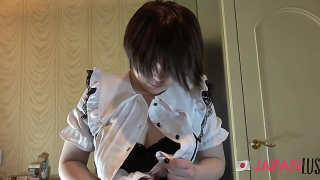 Japanese Teen with Short Hair Craves Brutal Fuck and Internal Cumshot