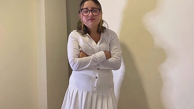 I talked my teacher into private tutoring and ended up fucking her raw