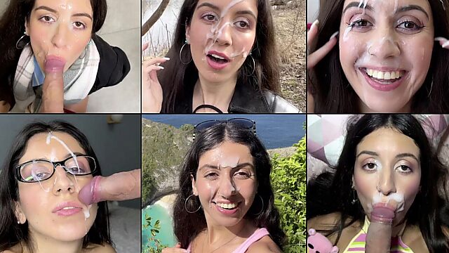 Cum Guzzling Sluts Take Facials Like Champs and Swallow Huge Loads