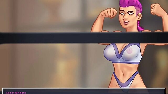 Sweatin It Out With The Fuckable Gym Teacher In Summertime Saga 33