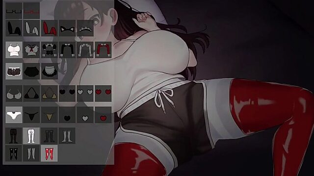 Sneaking into My Stacked Stepsister's Room for a Fuck Fest in the Best Hentai Game