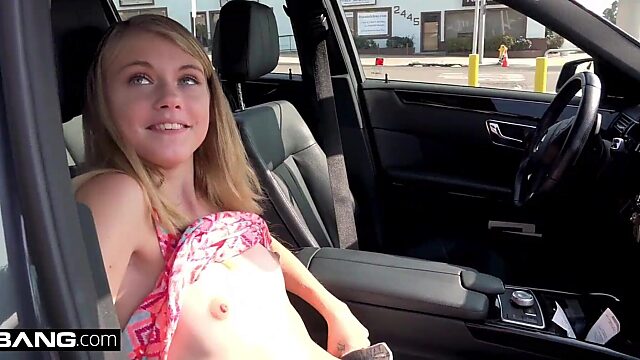 Petite Hannah Hays Gets Dirty and Cheats in Public POV