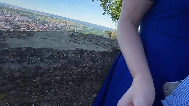 Crazy City Tour Turns Nasty – Public Handjob & Blowjob Action, Doggy Style Fuck Almost Goes Wrong