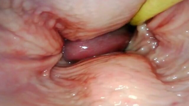 POV Pussy Cam Shot While I Blast Her Cunt with Jizz