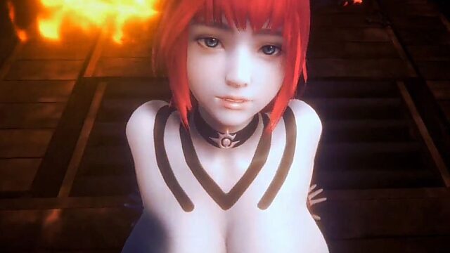 Busty Fire Dragon Slut Gets Plowed in 3D Hentai Action
