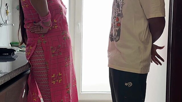 Horny Nephew Bangs Step-Aunt's Big Ass with a Female Condom