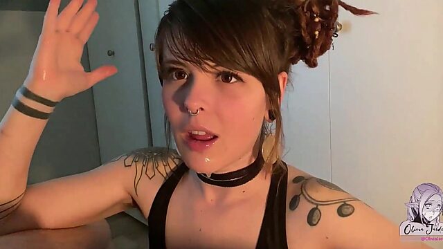 Olivia Takes a Huge Cock Down Her Throat Whenever She Fucking Wants