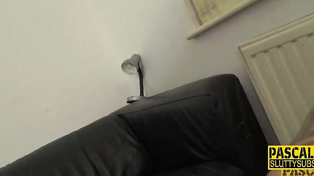 Tattooed BBW Slut Takes Brutal Face Fucking Like a Champ