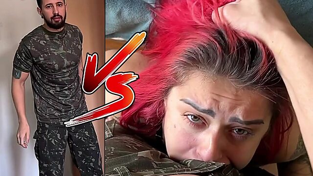 Soldier Gets Cucked and Watches Camila Fuck His Bros in POV Action