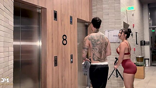 Sweaty Gym Fuckfest: Danner Mendez Bangs Sexy Stranger Iris Rodriguez