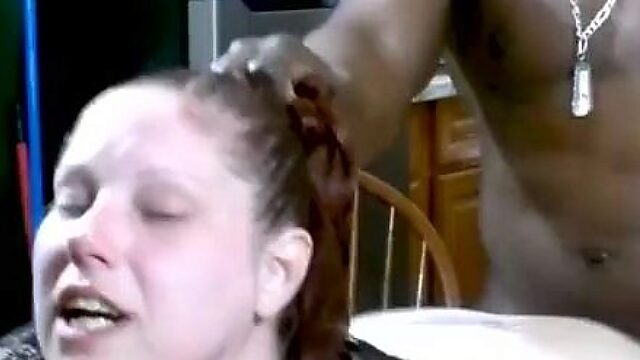 Slut Gets Fucking Hammered Over Late Rent in Living Room Pussy Pounding