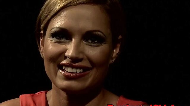 Euro slut gets tied up and fucked hard, takes cumshot on her dirty face