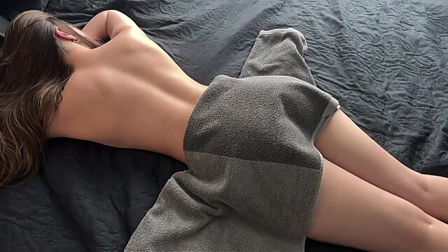 Husband Walks In On Her "Just A Massage" Bullshit, Sees His Wife Getting Fucked