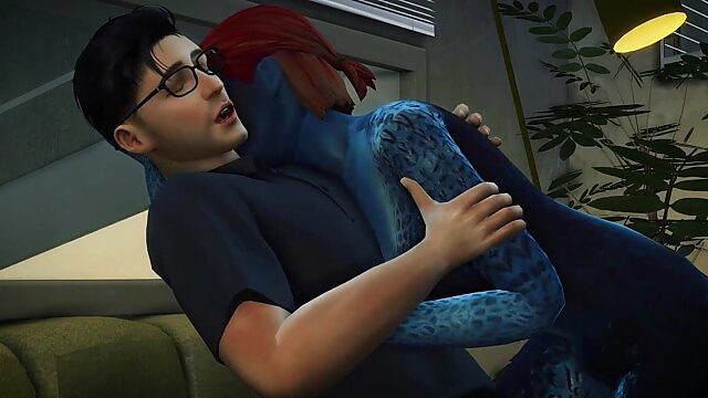 Mystique Gets Fucked Hard in 3D Hentai Sneak Peek