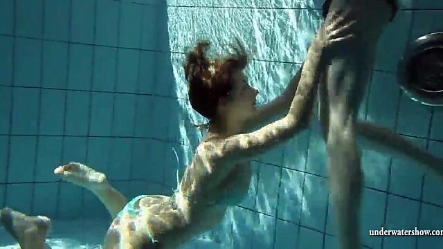Horny Lesbos Zuzana and Lucie Make Out and Fuck Underwater