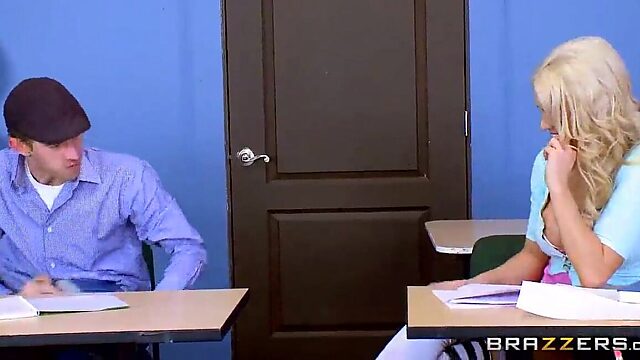 Busty Schoolgirl Kenzie Taylor Fucks Her Way Through Class at Brazzers