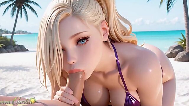 Naruto’s Slutty 3D Hentai Babe Ino Yamanaka Takes a Brutal Summer Vacation Dick