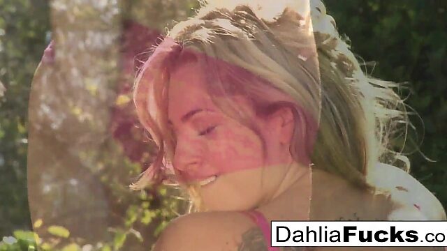 Dahlia Fucks Herself Senseless Under the Sun