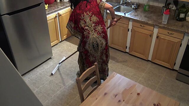 Turkish Maid Gets a Big Surprise When Her Boss Whips Out His Huge Dick and Fucks Her Brains Out