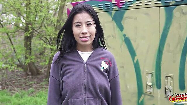 German Scout Bangs Petite 95lb Half Asian Teen Lorena in Debut Casting Fuck