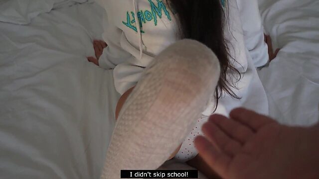 Badass Stepdad Fucks Slutty School-Skipping Stepdaughter