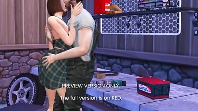 Busty Bitch Fucks Her Way Out of Debt with Old Dude Woodmark in 3D Hentai