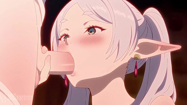 Anime Slut Frieren Gets Her Tight Pussy Pounded in Wild 2D Hentai Compilation