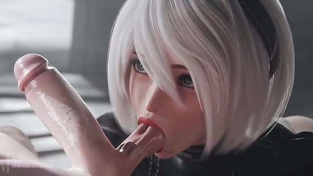 2B’s Tight Android Ass Gets Fucked Hard in This Insane 3D Animation Compilation