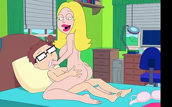 Steve Gives Francine a Wild Ride in American Dad Hentai