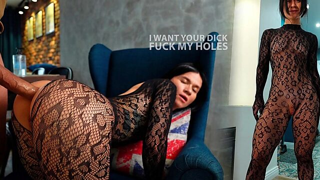 MILF Lana Shows Off Her Bangin' Body in Tight Dress & Heels, Begs for a Hard Fuck & Creamy Load in Her Juicy Ass