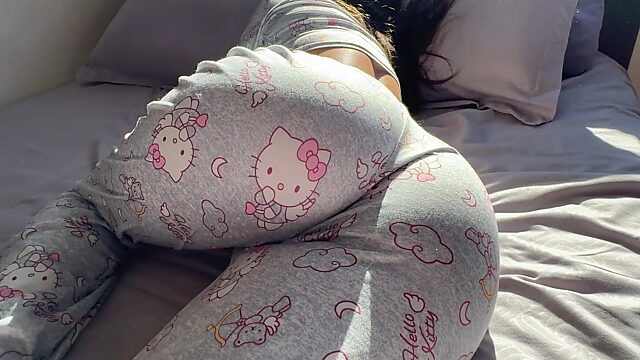 Dad’s Filthy Secret: Banging His Hot Stepdaughter in Skintight Pajamas