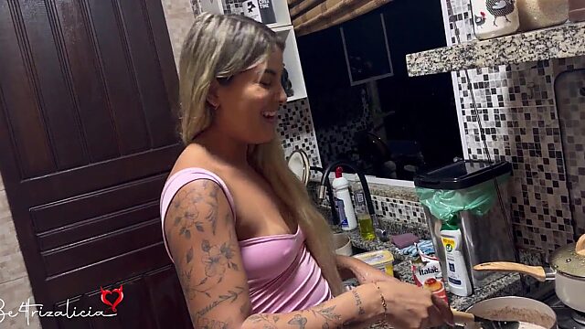 Married and horny, I fucked the repairman’s huge cock while offline—will my hubby find out I cheated?