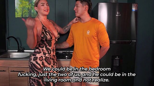 Roommate’s hot GF left alone—dude barges in and pounds her pussy raw while she begs for more cock